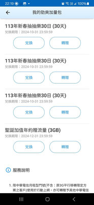 中華電信4G/5G上網流量包、勁爽包30日720小時無限上網