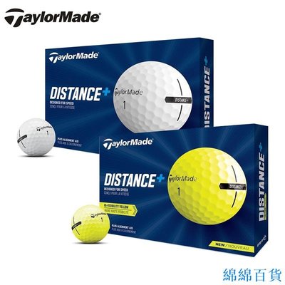 欣欣百貨高爾夫球 正品Taylormade高爾夫球Distance+二層球遠距設計柔軟打感新款