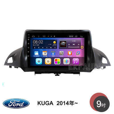 福特 KUGA 2014年~ 9吋安卓主機 多核心 IPS 導航 藍芽 手機鏡像 WIFI 安卓機