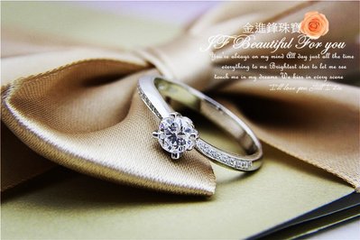30分 手工鑽石婚戒 鑽石 裸鑽 鑽石結婚對戒 GIA 0.30分 JF金進鋒珠寶SA10442