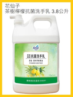 【Costco Grocery好市多-線上現貨】Farcent 花仙子 茶樹檸檬抗菌洗手乳 (每瓶3.8公升)