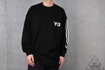 【HYDRA】adidas Y-3 Crew Sweatshirt 長板 大學T 大學踢 長袖 衛衣【HG6073】