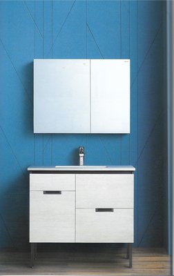 《普麗帝國際》◎廚具衛浴第一選擇◎高品質,新造型落地式80CM臉盆櫃103507N-HENGEPY(不含龍頭和鏡櫃)