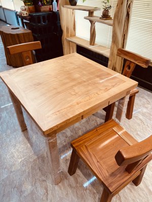 檜木方形桌 麻將桌 休閒桌