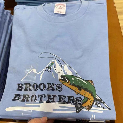 大東全球購~代購Brooks Brothers布克兄弟男士夏季圓領純棉打底衫