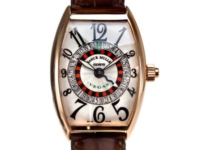 Franck Muller 法蘭克穆勒 5850 Vegas 型18K玫瑰金男用腕錶