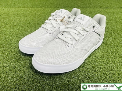 [小鷹小舖] Adidas Golf RETROCROSS GW2138 女仕 高爾夫球鞋 無鞋 柔軟合成鞋面