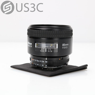 【US3C-桃園春日店】Nikon AF 85mm F1.8 D 中距遠攝鏡頭 恒定光圈 二手鏡頭