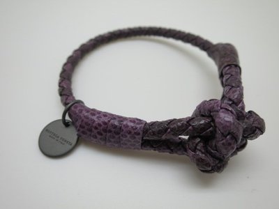 [熊熊之家]全新正品[BOTTEGA VENETA] 經典紫色單圈手環. 特價