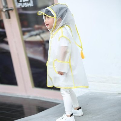 現貨熱銷-兒童雨衣透明雨披男女童可愛