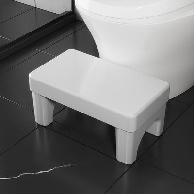 家用馬桶凳腳凳蹲便助力神器加厚塑料腳踩腳踏廁所可疊放凳子