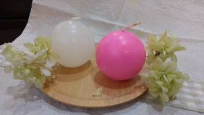 【排字/活動/婚禮/求婚/情人節】植物無煙環保圓球蠟燭