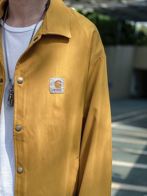 【Japan潮牌館】CARHARTT WIP卡哈特教練夾克外套上衣男女情侶純色基礎經典款寬松