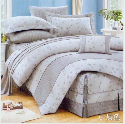 Roberto諾貝達 •R7118灰 【雙人薄床罩+枕頭套3件組】.另有加大尺寸可訂做 雅的寢具 板橋店