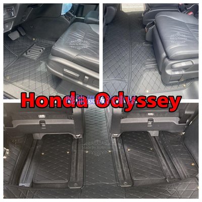 【曉龍優品汽車屋】適用本田奧德塞 Honda Odyssey APEX Elite 專用包覆式汽車皮革腳墊 腳踏墊 隔水墊