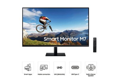 Samsung 三星 Smart Monitor M7 32型 4K 智慧聯網螢幕【板橋魔力】