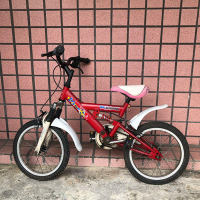 16吋腳踏車 避震車 單車 自行車 附輔助輪 車況新 童車 兒童 非捷安特