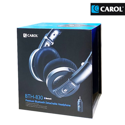 【含稅店】CAROL BTH-830 豪華版無線藍牙高音質耳機 有線無線兩用 藍牙耳機 可拆式接收器