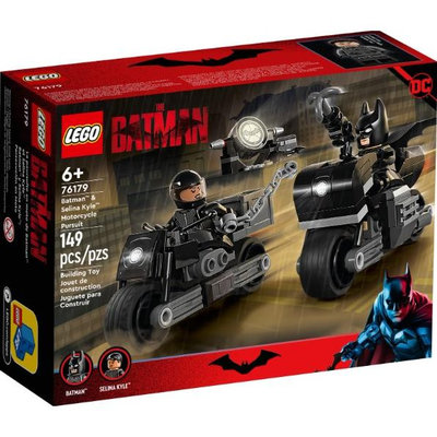 【現貨-新品商品】LEGO 樂高 76179 DC英雄系列 蝙蝠俠與瑟琳娜 凱爾的機車追捕 積木 拼插 玩具