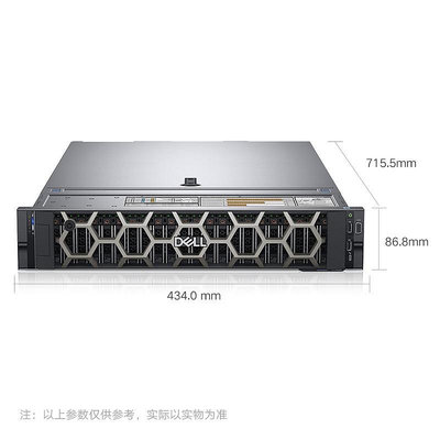戴爾DELL R750XA 2U機架式伺服器GPU運算虛擬化 2顆6342/256G記憶體/1.92T SSD*8/H755-8G/A6000-48G*4/24
