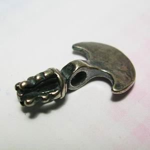 琥珀貓~【925純銀材料配件】造型珠~N9454~金剛斧~一個