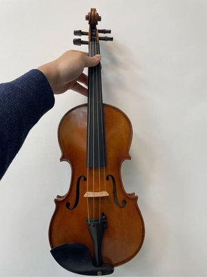36號 4/4北京工作室油性漆純手小提琴音質好 市價5萬 高級烏木配件