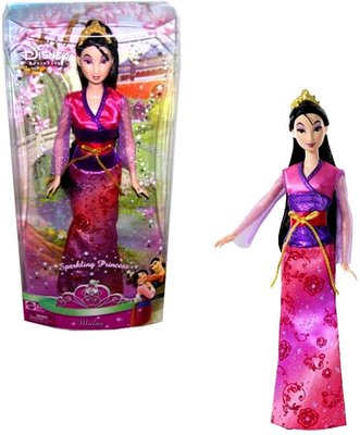 Disney迪士尼公主Mulan花木蘭Barbie芭比娃娃
