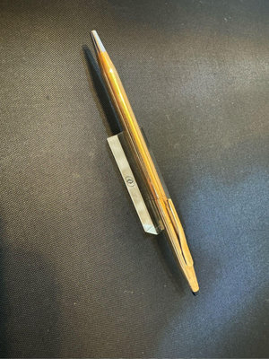 美國高士CROSS老款世紀14K 包金桿版原子筆(非萬寶龍派克百利金西華)003