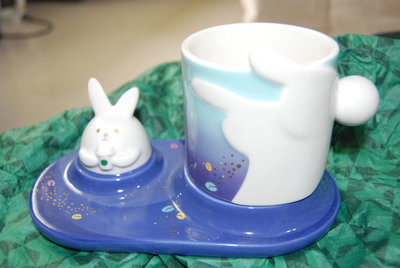 全新 超可愛星巴克兔子造型杯組 絕版限量款 starbucks