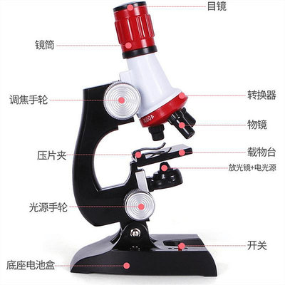 顯微鏡 學生生物顯微鏡1200倍幼兒園科學發現室材料益智科教玩具
