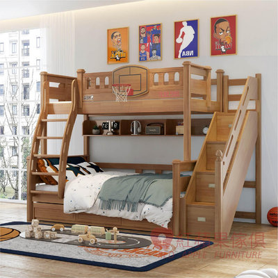 [紅蘋果傢俱] 兒童系列 JYS-UA19 雙層床 實木床 實木雙層床 兒童床 兒童家具 兒童雙層床
