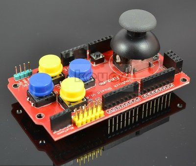 【TNA168賣場】Arduino JoyStick Shield 遊戲搖杆擴展板 類比鍵盤滑鼠功能(E004)