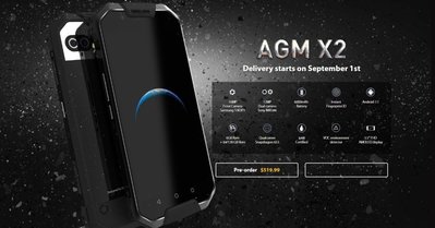 繁體中文版 AGM X2 雙卡 雙鏡頭 6+64GB IP68 三防 手機 防水 防震 防塵 4G LTE 戰狼2 手機