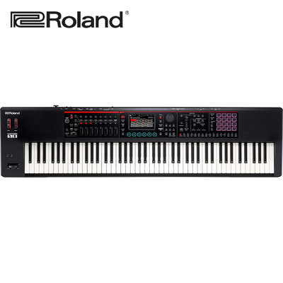Roland FANTOM-08 旗艦級彩色觸控螢幕/具加重鋼琴觸鍵/88鍵新設計合成器鍵盤