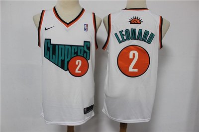 科懷·雷納德(Kawhi Leonard) NBA洛杉磯快艇隊 熱轉印款式 城市版 復古球迷版 球衣 2號