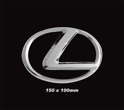 ※金螃蟹※ Lexus 凌志 L 標誌 logo 150*100mm