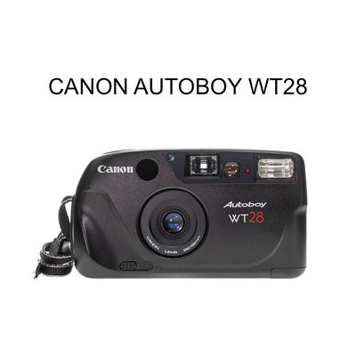 【廖琪琪昭和相機舖】CANON AUTOBOY WT28 底片相機 時區切換 28mm 廣角 傻瓜 含電池 保固一個月