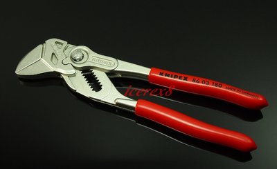 【美德工具】特價中 Knipex 86 03 180 Pliers Wrench 多功水管鉗 活動扳手(一支抵一組)
