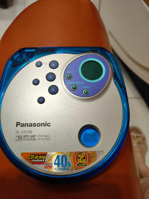 PANASONIC SL-SX338 日製cd隨身聽，功能正常，音質佳。