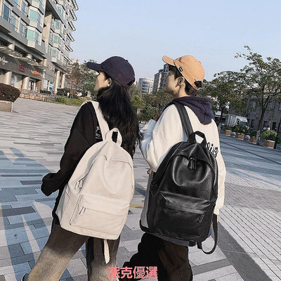 【現貨精選】法國CinsKuku簡約大容量雙肩包新款男士背包工裝大學生書包旅行包