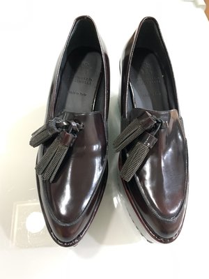 義大利頂級品牌 Brunello Cucinelli流蘇厚底鞋.全新特價附包裝盒.原價60200一折賣~~~