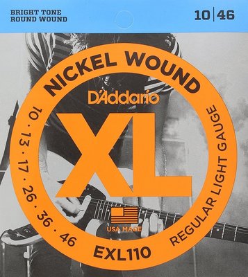♪♪學友樂器音響♪♪ D'Addario EXL110 電吉他弦 10-46 鎳弦 DAddario