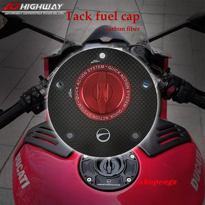 Ducati MONSTER S2R S4 RTRS 的碳纖維機車配件快速釋放鑰匙油箱油蓋蓋