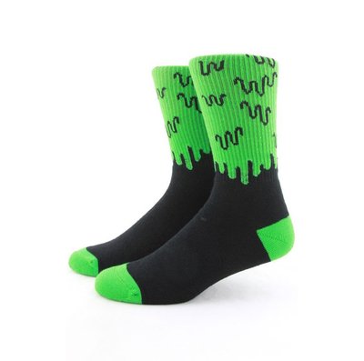 [Spun Shop] Mishka Green Slime Socks 中筒襪