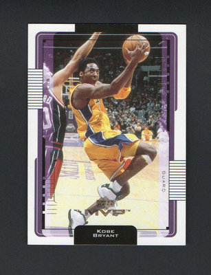 NBA 2001 Upper Deck MVP Kobe Bryant  小飛俠 科比 湖人隊