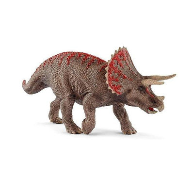 德國Schleich 史萊奇動物模型 三角龍(紅)_SH15000