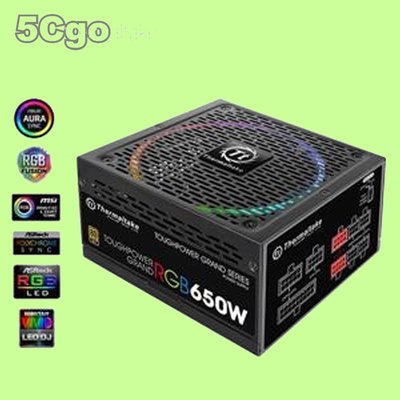 5Cgo【捷元】曜越 Toughpower Grand RGB SYNC 650W金牌認證全模組電源供應器