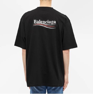 Balenciaga 巴黎世家 可樂T 短T 黑色素tee 全新正品 t-shirt 短袖T恤
