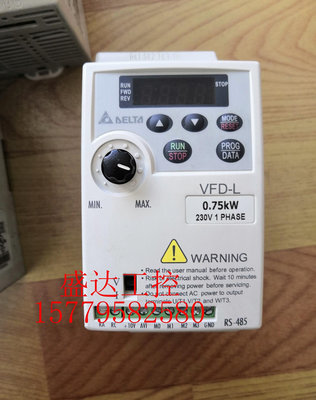 二手 臺達變頻器 VFD-L VFD007L21A 0.75KW 220V