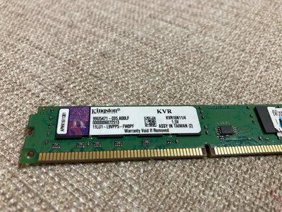 Kingston金士頓桌上型記憶體 RAM DDR3 1600 4G KVR16N11/4 電壓1.5v